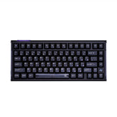 ATK RS7 V2 75% aluminum keyboard with translucent Cherry profile keycaps on white background, showcasing design and layout.